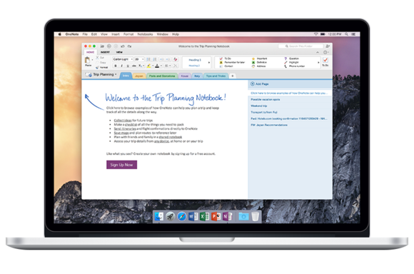 word notebook app for mac