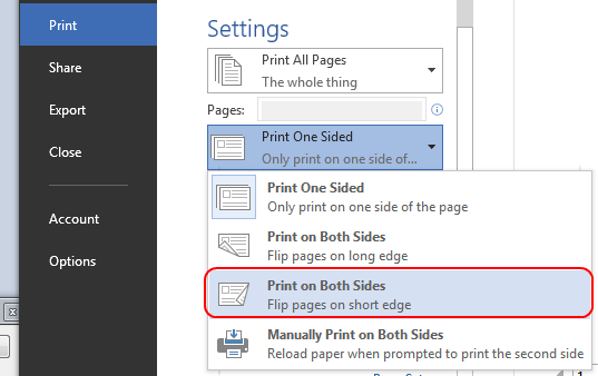 booklet print in word for mac